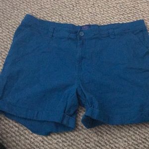 Blue shorts